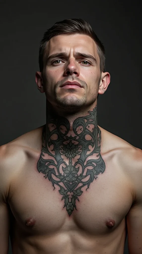 Throat Tattoos for Men