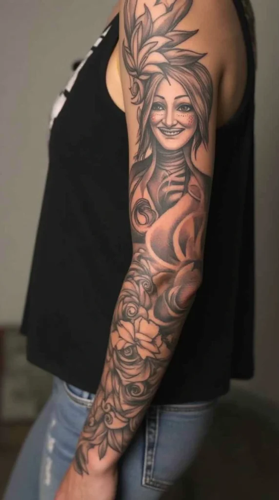 Female Sleeve Tattoo Designs