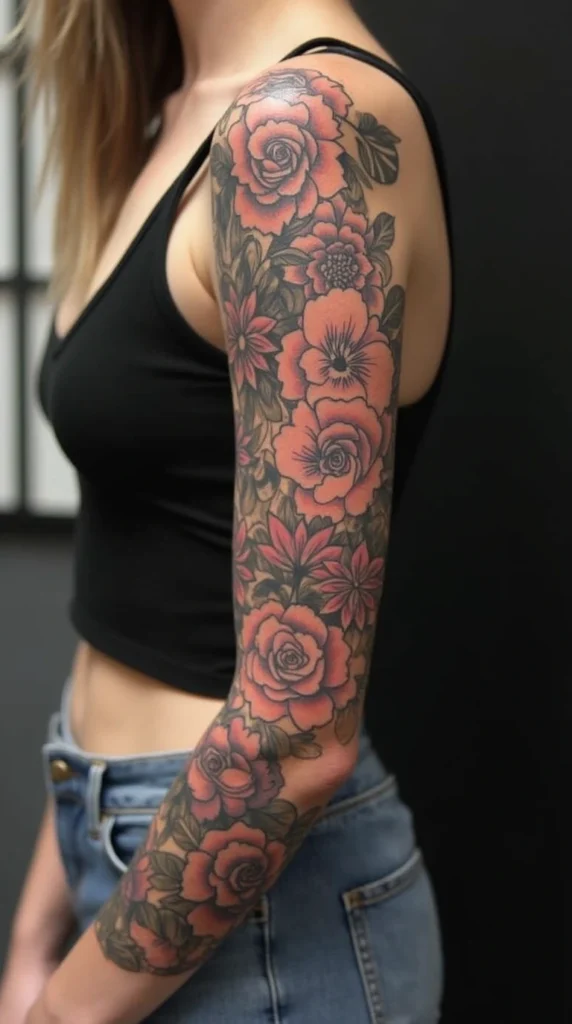 Female Sleeve Tattoo Designs