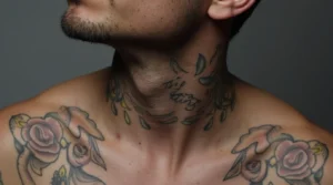 Throat Tattoos for Men