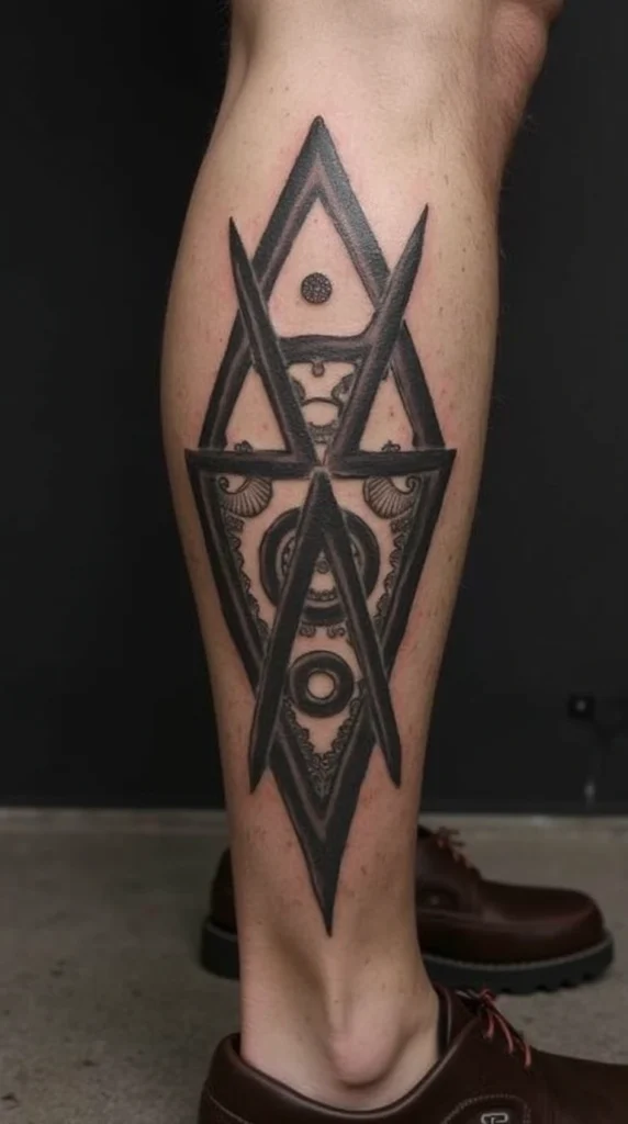 Intricate Geometric Tattoo Design