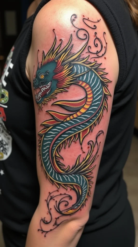 Koi Dragon Tattoo Meaning