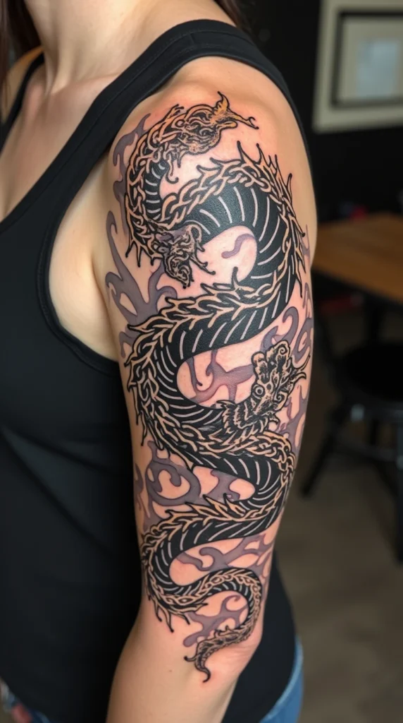 Koi Dragon Tattoo Meaning