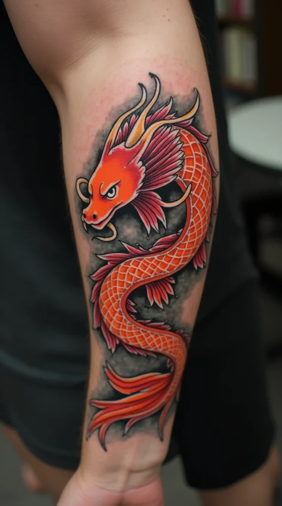 Koi Dragon Tattoo Meaning