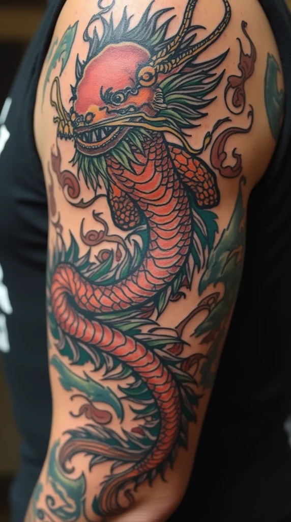 Koi Dragon Tattoo Meaning