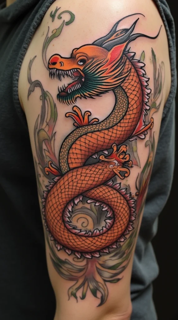 Koi Dragon Tattoo Meaning